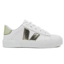 Tênis Feminino Branco Casual Florence Ouro Tênis Feminino Branco Casual Florence Ouro