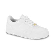 Tênis Feminino Branco Casual Plataforma Vizzano Tênis Feminino Branco Casual Plataforma Vizzano