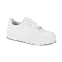 Tênis Feminino Branco Casual Plataforma Vizzano