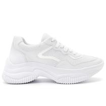 Tenis Feminino Branco Casual Sneaker Urban Blogueira