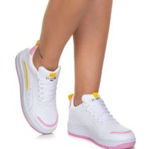 Tênis Feminino Branco Esporte Academia Macio