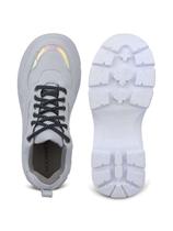 Tênis Feminino Branco Sneaker Plataforma Estilo Blogueira Casual