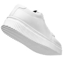 Tenis Feminino Branco Sola Plataforma Alta. Tenis Feminino Branco Sola Plataforma Alta.