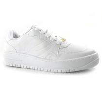 Tênis Feminino Branco Vizzano Casual Plataforma Tratorado Conforto