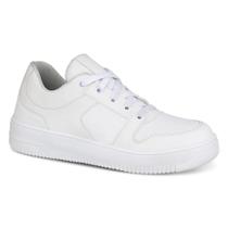 Tênis Feminino Cadarço Cano Curto Confortável Macio Casual Tênis Feminino Cadarço Cano Curto Confortável Macio Casual