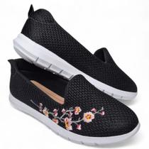 Tênis Feminino Calce Fácil Sem cadarço Slip On Confort Jaques Couto Shoes - JaquesCouto Shoes