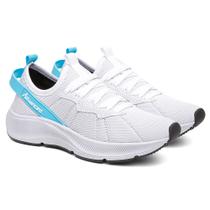 Tenis Feminino Caminhada Linha Conforto Estilo Premuim Cor Branco