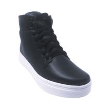 Tênis Feminino Cano Alto Estilo Coturno Feminino Botinha Feminina Com Ajuste Cadarço Estilo e Conforto para Todas as Ocasiões