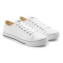 Tênis Feminino Cano Curto Cadarço Conforto Retrô Tênis Feminino Cano Curto Cadarço Conforto Retrô