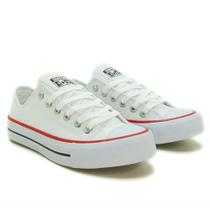 Tênis Feminino Casual Ali Star Branco Lona Tênis Feminino Casual Ali Star Branco Lona