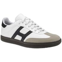 Tênis Feminino Casual Branco Preto Confortável Lazzlu