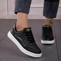 Tenis Feminino Casual Branco Retrô Clássico Original Force Envio Imediato