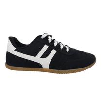 Tênis Feminino Casual Camurça Sola Baixa Confortável Moleca 5827101