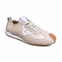 Tenis feminino casual capodarte 4019319 em couro original