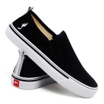 Tênis Feminino Casual Confortável Slip On Calce Fácil