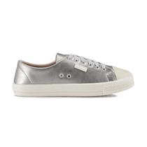 Tênis Feminino Casual Confortavel Tendencia Metalizado Lançamento