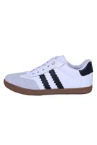 Tênis Feminino Casual Couro Branco Difranca - 113
