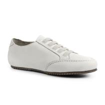 Tênis Feminino Casual Couro Mari Off White