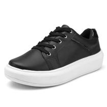 Tenis Feminino Casual de Amarrar Leve e Confortavel Cores Lasoffi