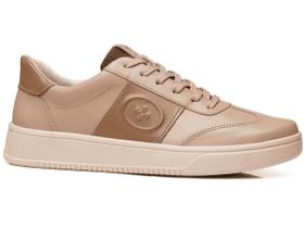 Tênis Feminino Casual Em Couro Pegada 210902-05