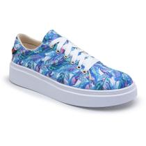 Tenis Feminino Casual Estampado e Liso Conforto