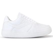 Tênis Feminino Casual Force Play Branco Réveillon Tênis Feminino Casual Force Play Branco Réveillon