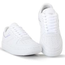 Tênis Feminino Casual ForPlay Branco - Lilás