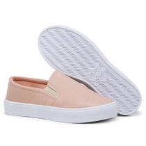 Tenis Feminino Casual Iate Slipion Sapatenis Calce Descalce Facil Confortavel Estiloso Antiderrapan