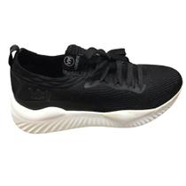 Tênis Feminino Casual Knit Via Marte - 217203 PRETO