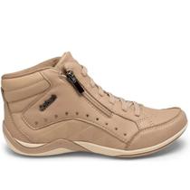 Tênis Feminino Casual Kolosh Cano Alto Confortável Zíper Elástico Tênis Feminino Casual Kolosh Cano Alto Confortável Zíper Elástico