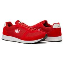Tenis Feminino Casual Leve Confortavel Super Estiloso Academia Corrida Caminhada Vermelho Tenis Feminino Casual Leve Confortavel Super Estiloso Academia Corrida Caminhada Vermelho