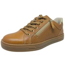 Tênis Feminino Casual Moda em Couro Estilo Conforto Pegada