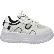 Tênis Feminino Casual Moderno Dia a Dia Passeio Trabalho Street Urban Style Flat Form Confort Ramarim 2576231