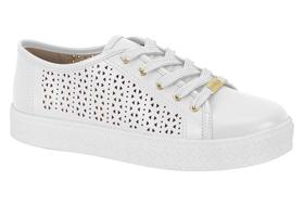 Tênis Feminino Casual Moleca 5712321 Branco