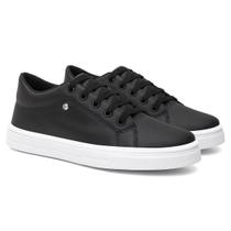 Tenis Feminino Casual Original Branco e Preto