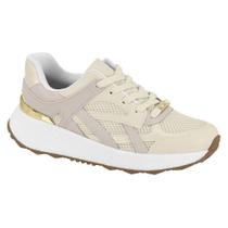 Tênis Feminino Casual Plataforma em EVA - Off-White - Vizzano Bege