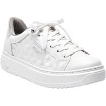 Tênis Feminino Casual Plataforma Tendência Moda Metalizado 055-006 Via Marte