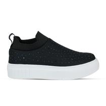 Tênis Feminino Casual Slip-On Brilho