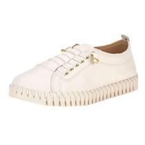 Tênis Feminino Casual Slip On Couro Conforto Bottero