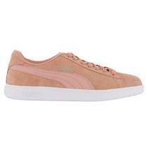 Tênis Feminino Casual Smash V2 Rose Branco Puma 386162