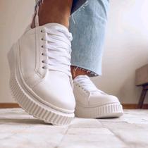 Tenis Feminino Casual Sola Tratorada Luxo