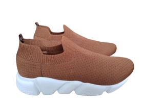 Tênis feminino casual spaflex Kinit confort slip on Tênis feminino casual spaflex Kinit confort slip on