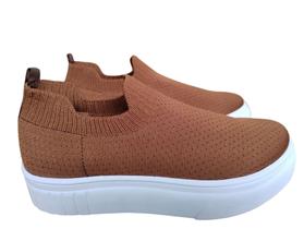 Tênis feminino casual spaflex Kinit confort slip on Tênis feminino casual spaflex Kinit confort slip on