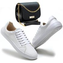 Tênis Feminino Casual Star Leve All Confortável Acompanha Bolsa