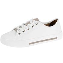 Tênis Feminino Casual Strass Conforto Moderno Moleca Tênis Feminino Casual Strass Conforto Moderno Moleca