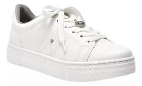 Tênis Feminino Casual Via Marte Berloque Strass 138-005-01 Tênis Feminino Casual Via Marte Berloque Strass 138-005-01