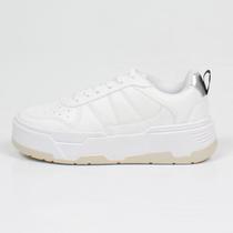 Tênis Feminino Casual Week Shoes Confortável Branco