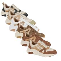 Tênis Feminino Chuncky Dad Sneaker Casual Leve Modare 7401.102 - Branco-Preto - 34 Tênis Feminino Chuncky Dad Sneaker Casual Leve Modare 7401.102 - Branco-Preto - 34
