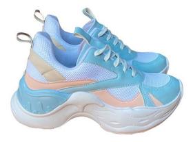 Tênis Feminino Chunky Plataforma Blogueira Flatform Tênis Feminino Chunky Plataforma Blogueira Flatform