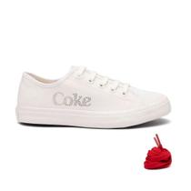 Tênis Feminino Coca-Cola Cc2440 Stream Glowco Branco